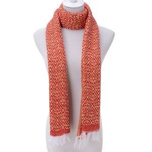 J Francis Scarf Red and Yellow
